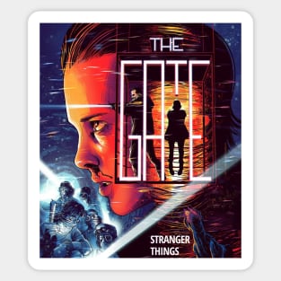 The Gate< Stranger things Sticker